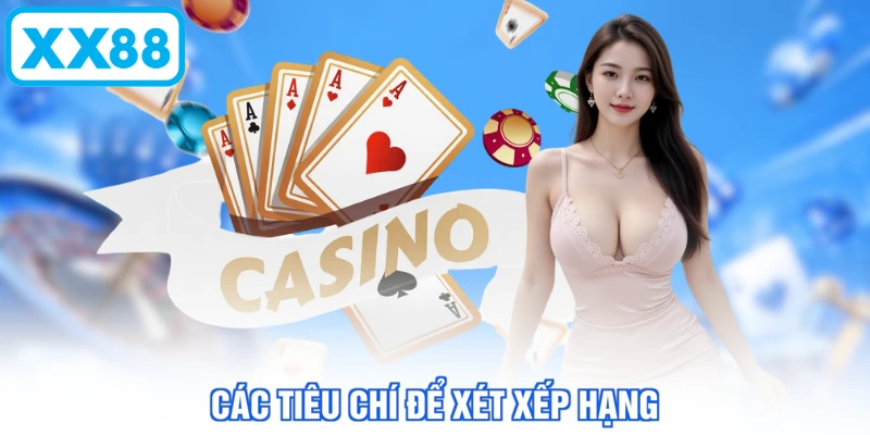Các tiêu chí để xét xếp hạng