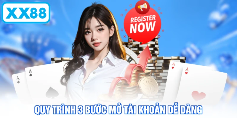 Quy trình 3 bước mở tài khoản dễ dàng