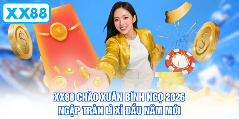 XX88 Chào Xuân Bính Ngọ 2026 - Ngập Tràn Lì Xì Đầu Năm Mới